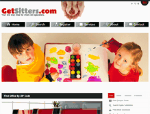 Tablet Screenshot of getsitters.com